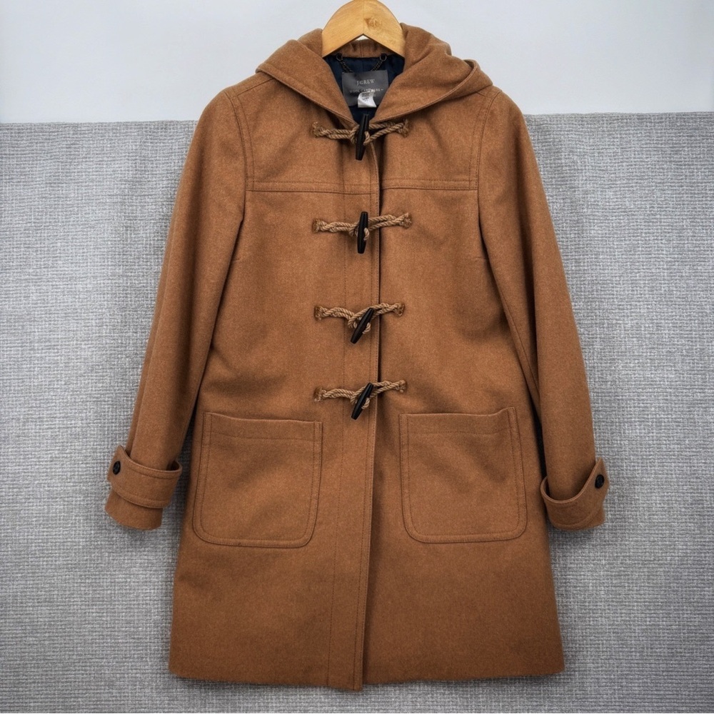 J. Crew Brown Pea Coat Size 6